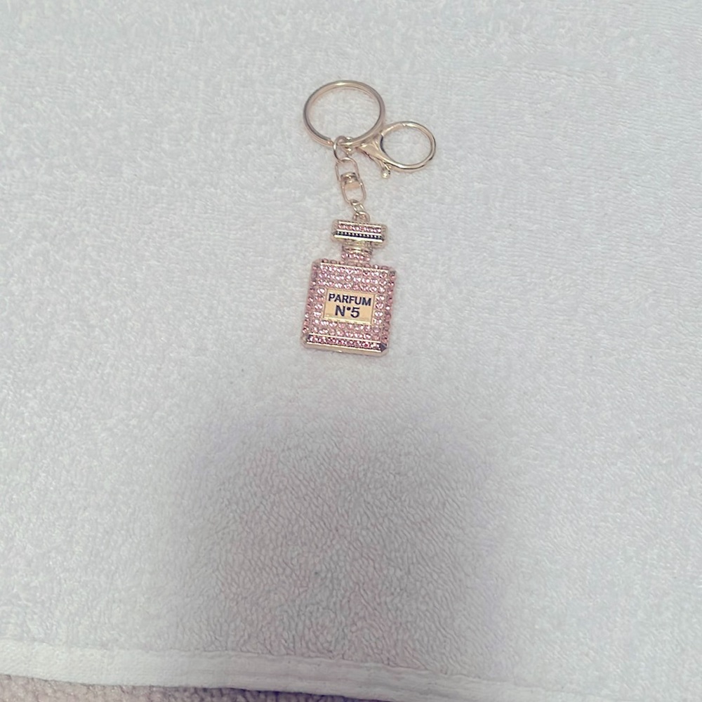 Keychain Perfume Bottle/ Bag Charm